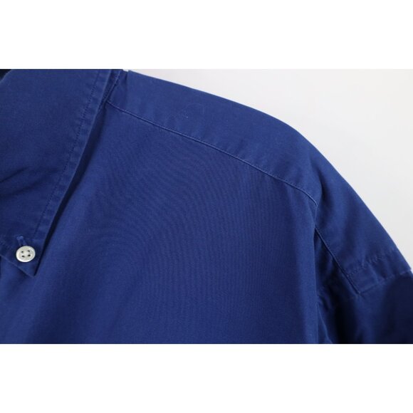 Vintage 90s Ralph Lauren Mens Large Faded Blake Short Sleeve Button Down Shirt - Picture 5 of 14